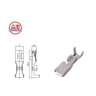 China 2.5-3.0mmÂ ² Cheap Price DJ621 - K4.8C Hot Selling China Zhejiang Zhongzhi Female Auto Connector Terminal Lug for sale