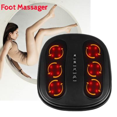 China Foot OEM FIT New KIGN Shiatsu Foot Massager Roller Bath Machine Spa Heat Shoes EMS Electric Foot Massager for sale