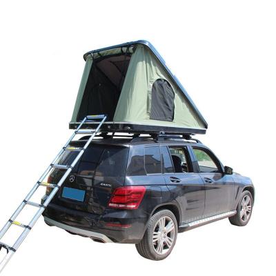 China Cheap Price OEM Camouflage/Field Play Folding Waterproof Outdoor Canvas Shell Car Roof Top Tent Auto Hard For Camping for sale