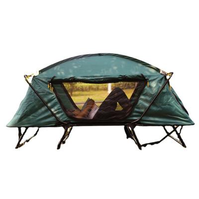 China Camouflage/Field Double Game Galvanized Single Outdoor Steel Tube Camping Tent Outdoor Folding Waterproof Camping Tent for sale