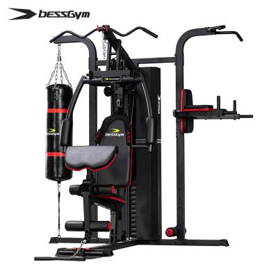 China 3 Station 150KG Professional Multi Gym Home Commercial Multi Station Gym Equipment for sale