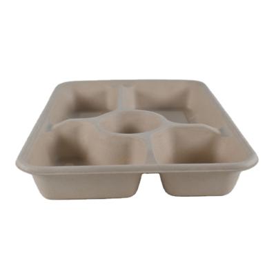 China 2021 Waterproof Best Selling Products In USA Amazon Biodegradable Compartment Tray For Lunch for sale