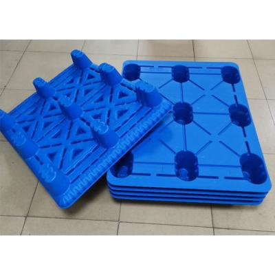 China Large Eco-friendly Stackable Plastic Pallet Tray With Wheels HDPE Pallet For Sale for sale