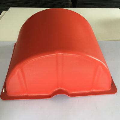 China Eco-friendly Custom Thermoforming ABS Plastic Vacuum Forming Shell Pole Protection Cover On Car for sale