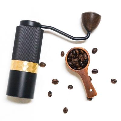 China Viable Portable Manual Metal Coffee Bean Grinder Portable Manual Metal Espresso Aluminum Alloy Hand Espresso Stainless Steel Conical Coffee Grinder for sale