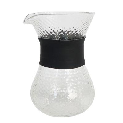 China Durable Heat Resistant Drip Coffee Filter Coffee Dripper Stand Cold Brew Glass Coffee Pot for sale