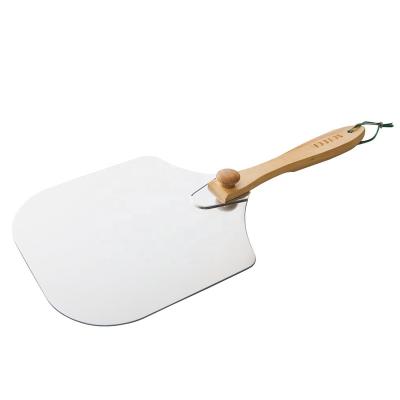 China Sustainable Aluminum Pizza Paddle with Folding Handle - The Perfect Accessory for Baking Homemade Pizza - Pizza Spinning Skin for sale