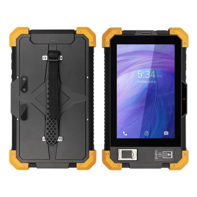 China Drop Resistance Terminus MTK6737 Android OS 10000mAH Battery 7inch 4G Battery 10000mAH Smart Industrial Rugged Tablet Fingerprint for sale