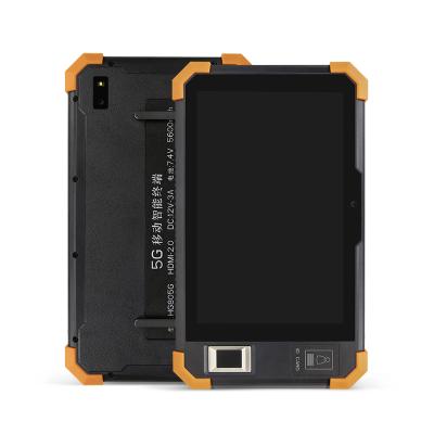 China Industrial Tablets 5.6000mah Battery Biometric NFC 8inch 4G Android Rugged Tablet Computer Shockproof for sale