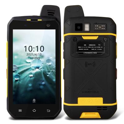 China Wifi Android 9.0 Rugged Quad Core IP68 Dual Camera Handheld NFC Pda With SOS GPS Public Network Intercom BDS Glonass GLL OTGPOC for sale