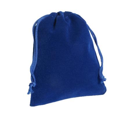 China Recyclable Ready to Ship Mini Exquisite Flannel Advertising Pouch Velvet Drawstring Donation Bag 8*10cm for sale