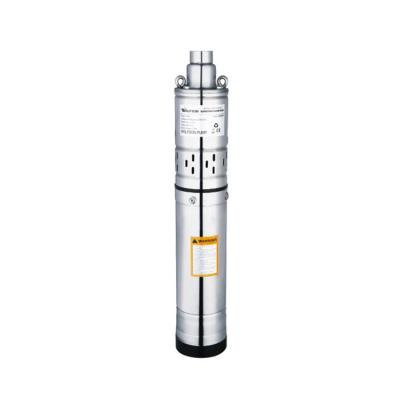 中国 Long life 500w motor 100m screw head submersible water pump for deep well irrigation water supply transfer 販売のため