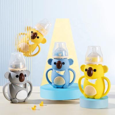 China BPA Free Cartoon Baby Milk Water Drink Bottle Driver Baby Milk New Arrival Feeding Bottles for sale