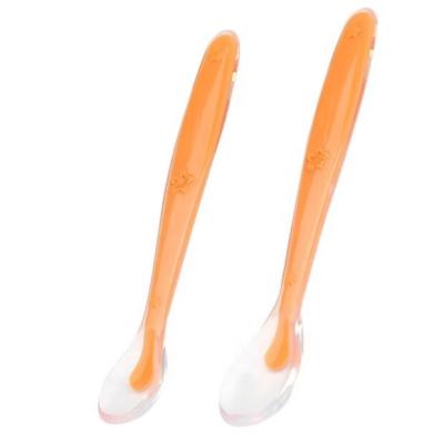 China BPA Free Food Grade BPA Free Baby Silicone Spoon Factory Supply for sale