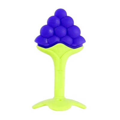 China Wholesale New Kids Bpa Free Silicone Soft Fruit Baby Silicone Funny Teether Toys for sale