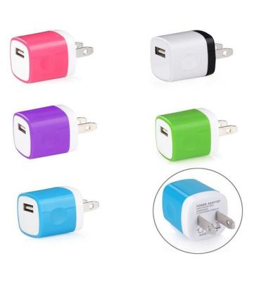 China Factory Price Fast Charger Wall Charger 5V/2A USB Fast Charger US/EU Plug Wall Charger Box For Mobile Phones for sale