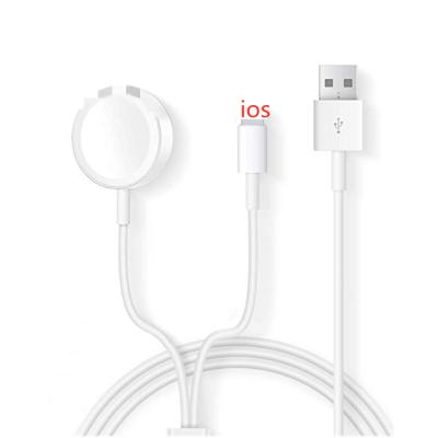 China Wholesale Best Quality Fast Charging 2 Speed ​​In 1 Portable Smartwatch Charger Cable For Apple Watch Charger 7 Se 6 5 4 3 2 for sale