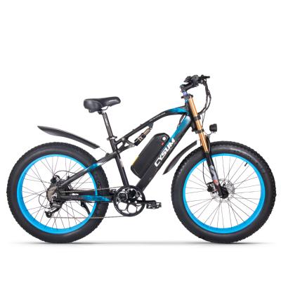 China European Fast Delivery 48v 17Ah 1000w Electric Bike Rear 4.0 Inch Warehouse Suspension 26 Fat Tire Full Aluminum Alloy for sale