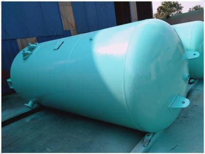 China Blue Vertical Air Receiver Tank Pressure Vessel , Low Pressure Air Compressor Holding Tank for sale