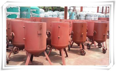 China Derusting Media Bead Blasting Equipment , Open Mobile Sandblasting Equipment for sale