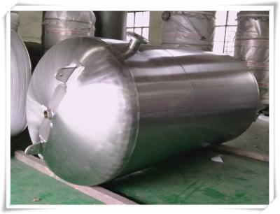 China Customized Color Horizontal Air Receiver Tanks Carbon Steel / Stainless Steel for sale