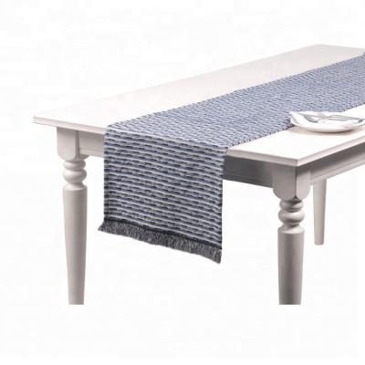 China Modern Chinese Table Runner 2021 New Chinese Dining Table Runner Tea Party Tassel Linen Table Runner for sale