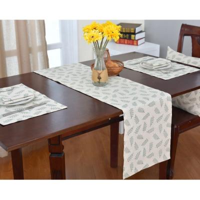 China High Quality Pastoral Cotton Table Cover Fabric, European Soft Dining Table Cloth Floral Table Runners for sale