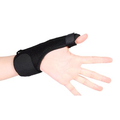 China China Factory Adjustable Elasticity Breathable Wrist Brace Thumb Guard With Spring Band Support for sale