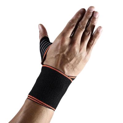 China Factory Customized Gym Weightlifting Training Bands Breathable Adjustable Elasticity Hand Pad Wrist Support for sale