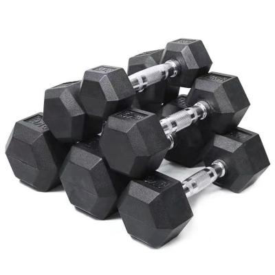 China China factory price big fitness people good small sports and dumbbells wholesale gym fitness hexagonal dumbbell for sale