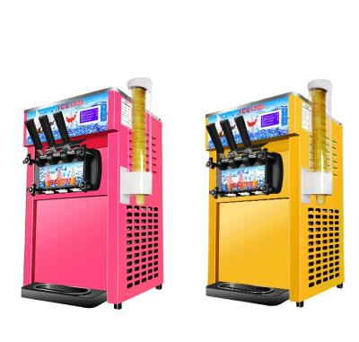 China Snack Factory Manufacturer Cheap Price Indonesia Stand Cheerful Commercial Ice Cream Machine For Wholesale for sale