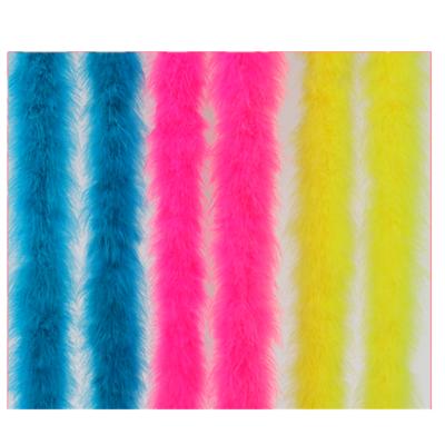 China DIY Decoration Factory Price Decorative Hat DIY Feather Boas Dyed Colors Marabou Boas for sale