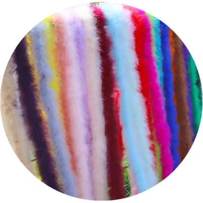 China DIY Decoration Fabric High Quality Edge Turkey Marabou Decorative Feather Boas For DIY for sale