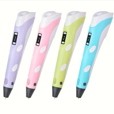 China High Precision 3D Printer Factory Direct Sales Price Cheap Pink Purple Color 3D Printing Pens For Kids Drawing for sale