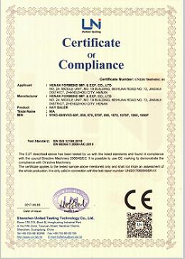 CE - Henan Formend Imp. & Exp. Co., Ltd