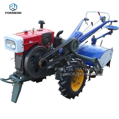 China Factory 151 Chassis 15hp Garden Walking Tractor Two Wheel TRACTOR Mini Hand Tractor for sale