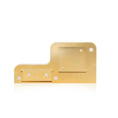 China Low Cost OEM C11000 Copper Coin PCB Heatsink / Heat Sink for sale