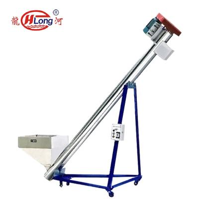 China Fire Resistant Small Grain Augers Conveyor , Grain Screw Conveyor With Hopper for sale