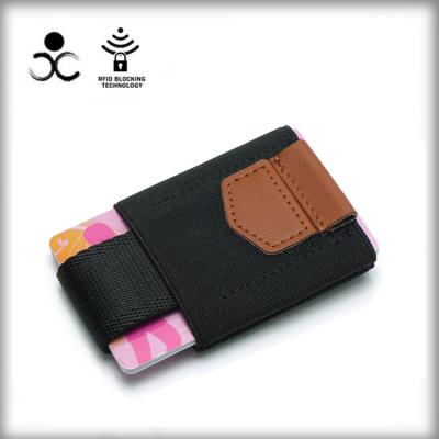 China Credit Card Elastic Band Card Holder Wallet Slim Minimalist Elegant Gift Western Style Pocket for sale