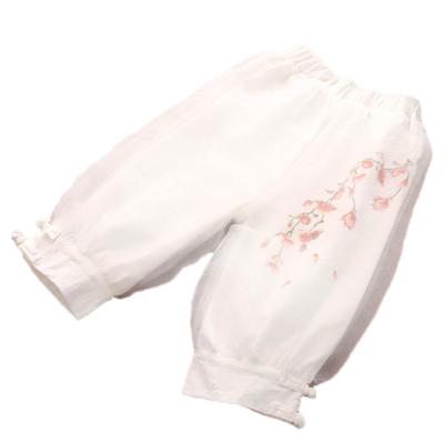 China Viable Chinese traditional buttonhole hanfu pants children's pants children's pants Ethnic style ethnic style pants for children for sale