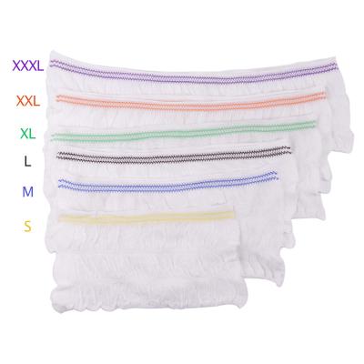 China Antibacterial Medical Make Skin 2721 Breathable Mesh Panties By Polyester Spandex Disposable for sale