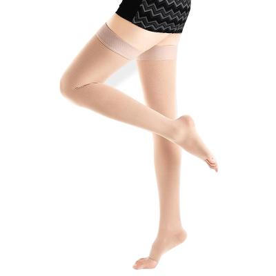 China Breathable 20-30 mmHg Support Sports Compression Running Medical Stockings Compress For Varicose Veins for sale