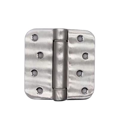 China Modern Hydraulic Automotive Door Hinge Stainless Steel Round Corner 4