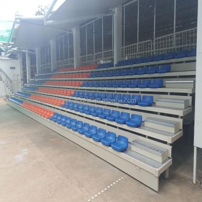 China Security Used Outdoor Movable Bleacher Seats With Backrest for sale