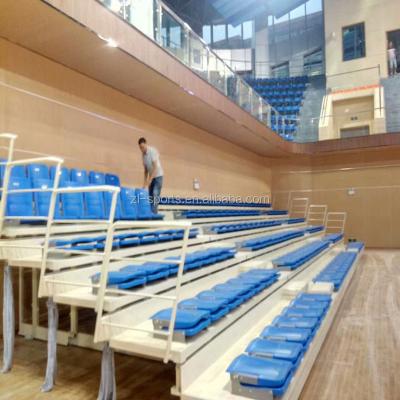 China Safety Indoor Retractable Tribe Bleacher Folding Seats for sale