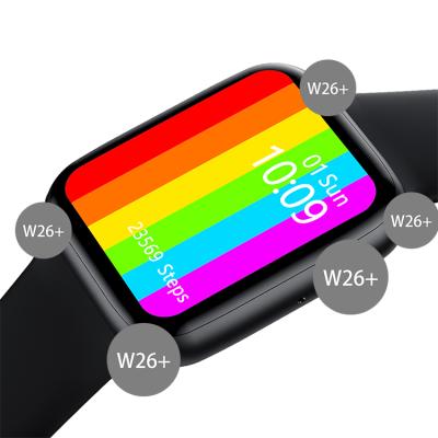 China 3G W26+ W26 Plus Smart Watch 1.75 Band W26+ Full Screen Sport Touch Control Smart Watch Smart Bracelet PK T500 for sale