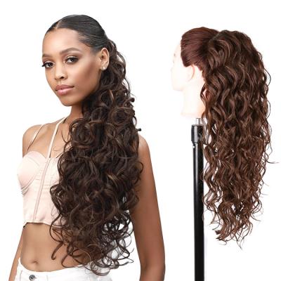 China Surf Drawstring Ponytail Julianna Synthetic Hair Long Futura Afro Fiber Drawstring Ponytail Extension 28