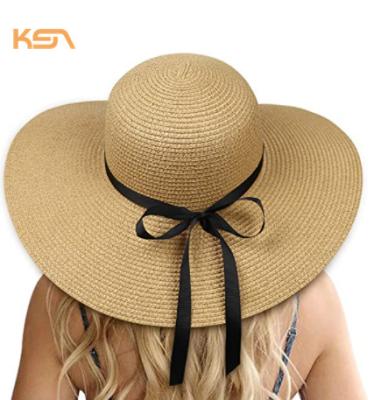 China KOSMAY Women Hats 2022 Eco-Friendly Eoversized Floppy Disc 45cm Eoversized Beach Hat For Woman for sale