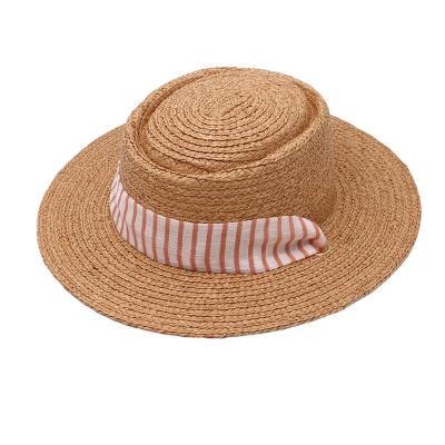 China New Eco-friendly Straw Hat Accessories CC Beach Hats Bucket Ponytail Hat Women With Velccro for sale