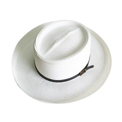 China Eco-friendly toyo mesh belfry malone straw hat mens topie style men's panama porkpie pinch hat men's hats bandit two tone sun flex fedora hat for sale